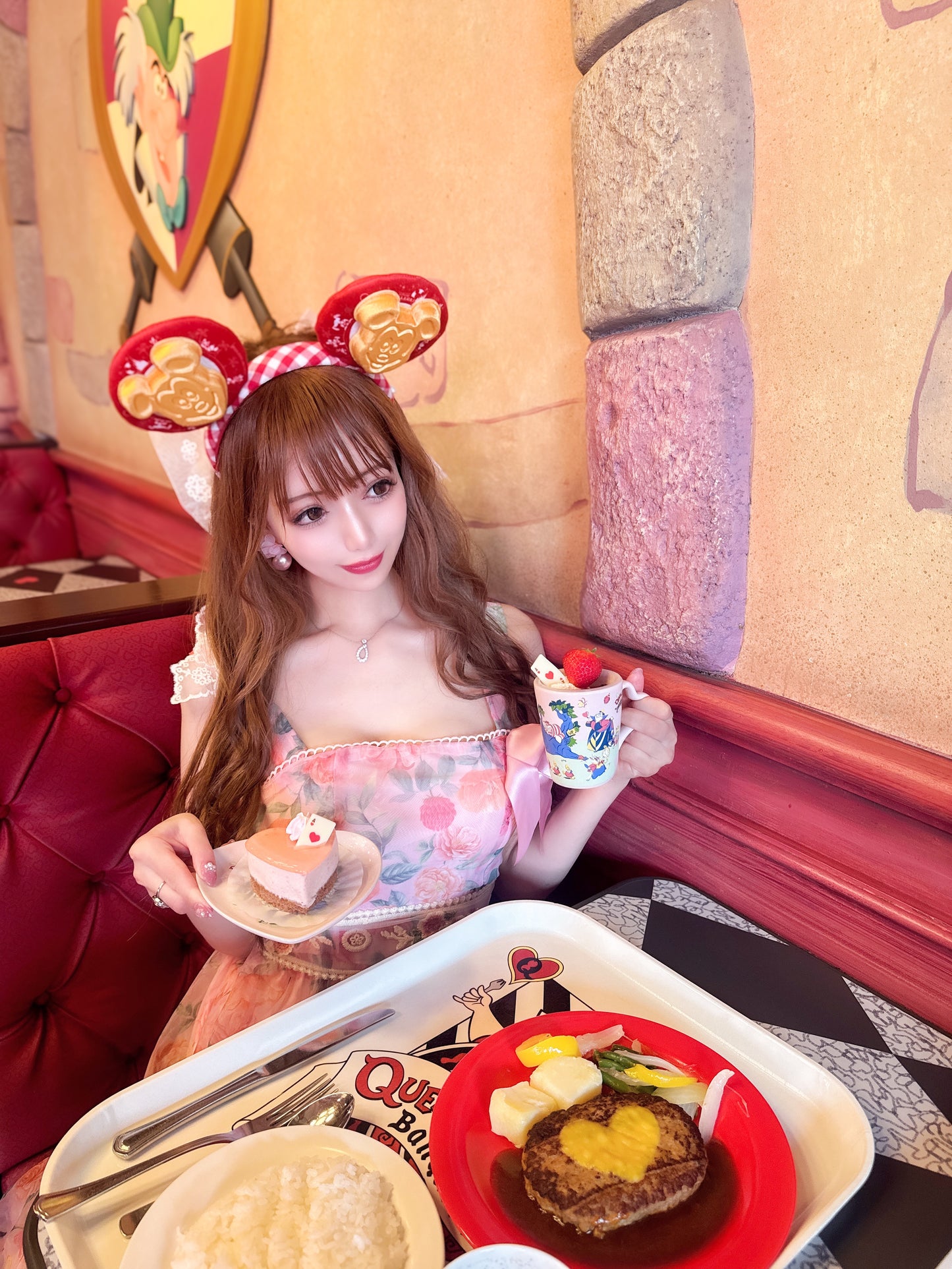 Fleur pétale perleピアス