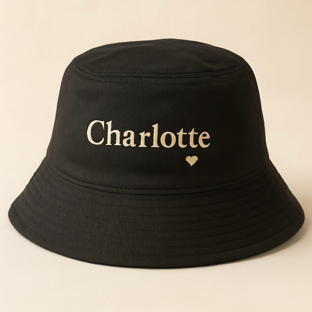 Charlotteロゴ バケハ(ブラック)