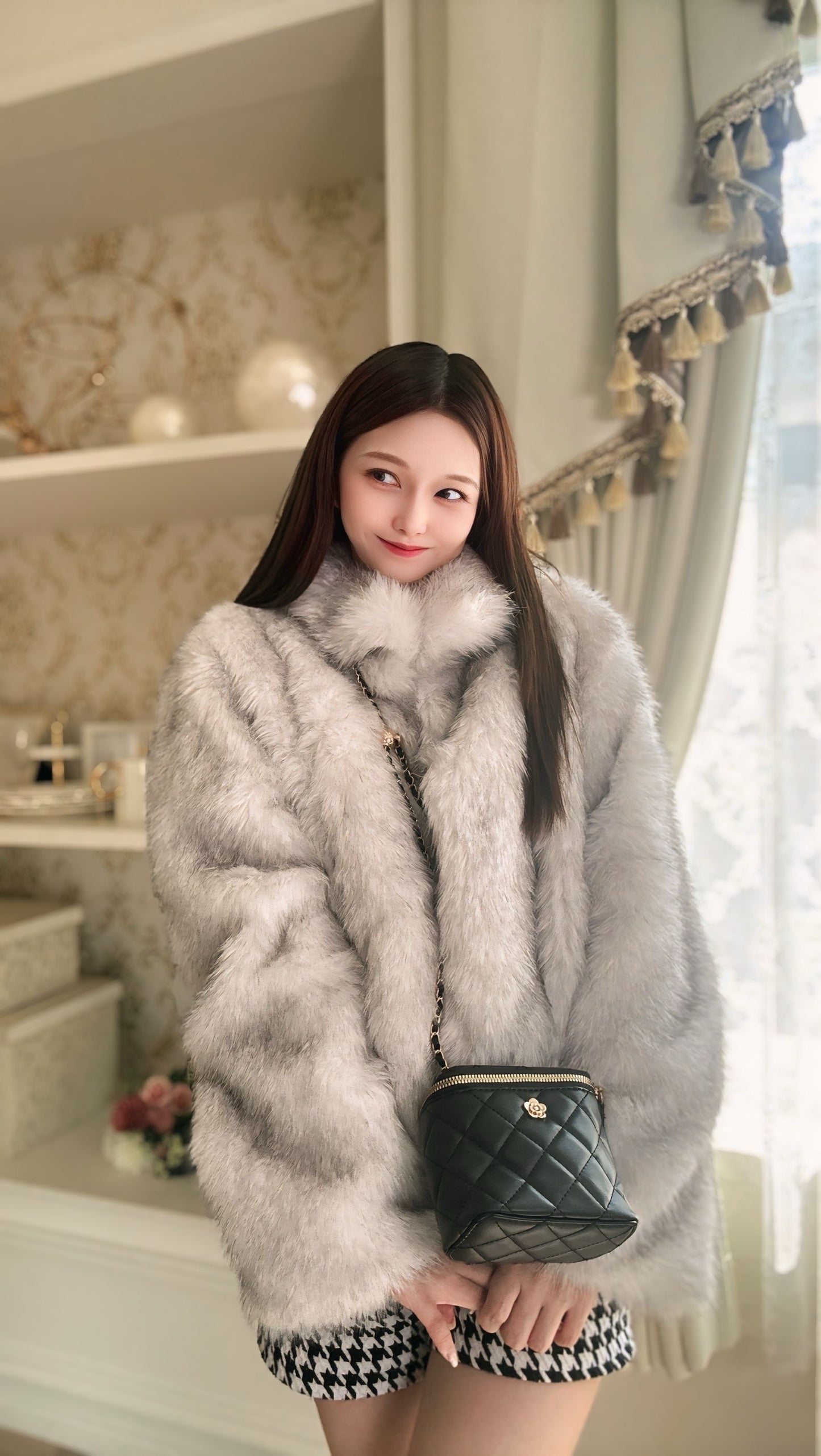 【受注販売】 Charlotte ふわふわファーコート