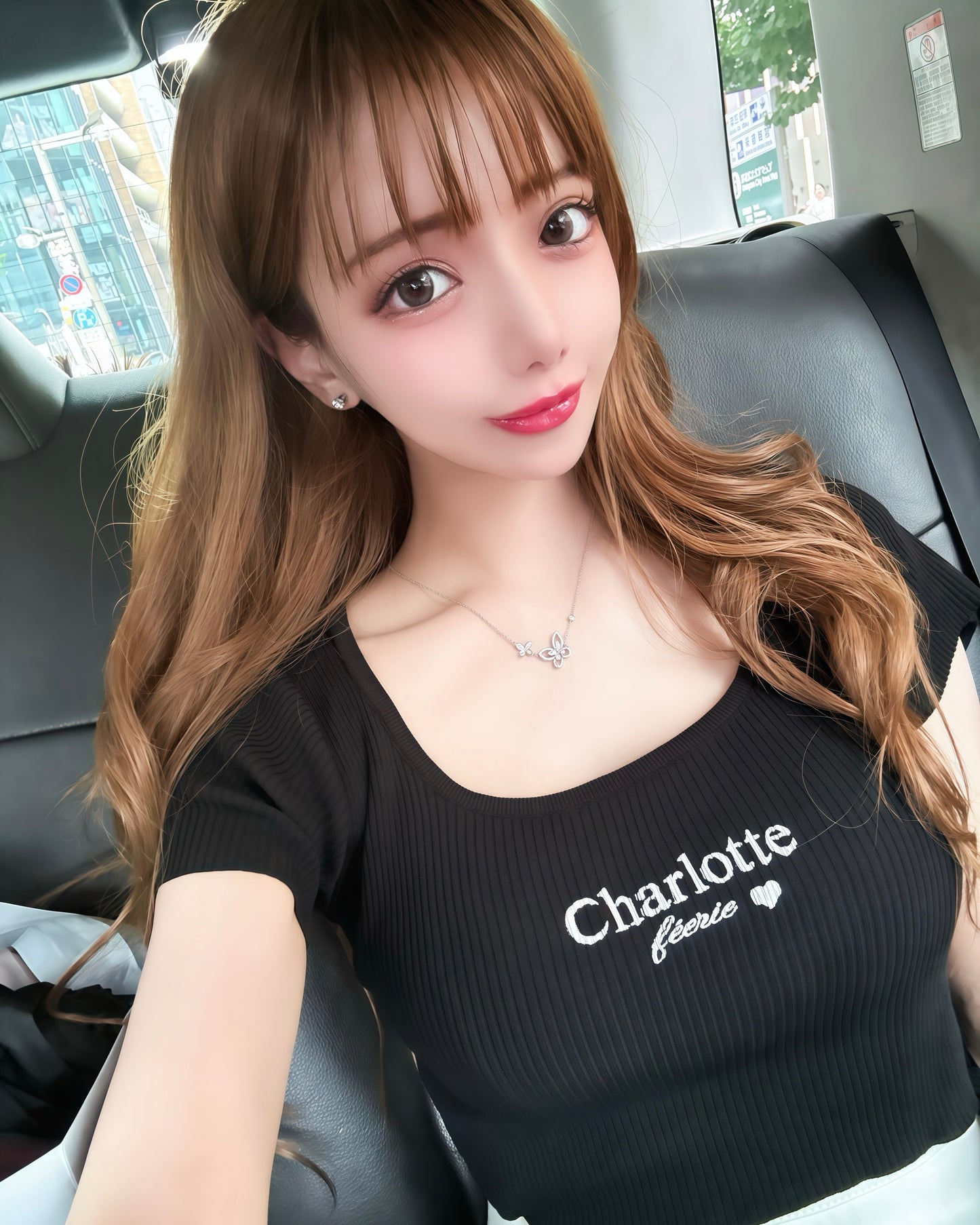 Charlotteリブニット(black)