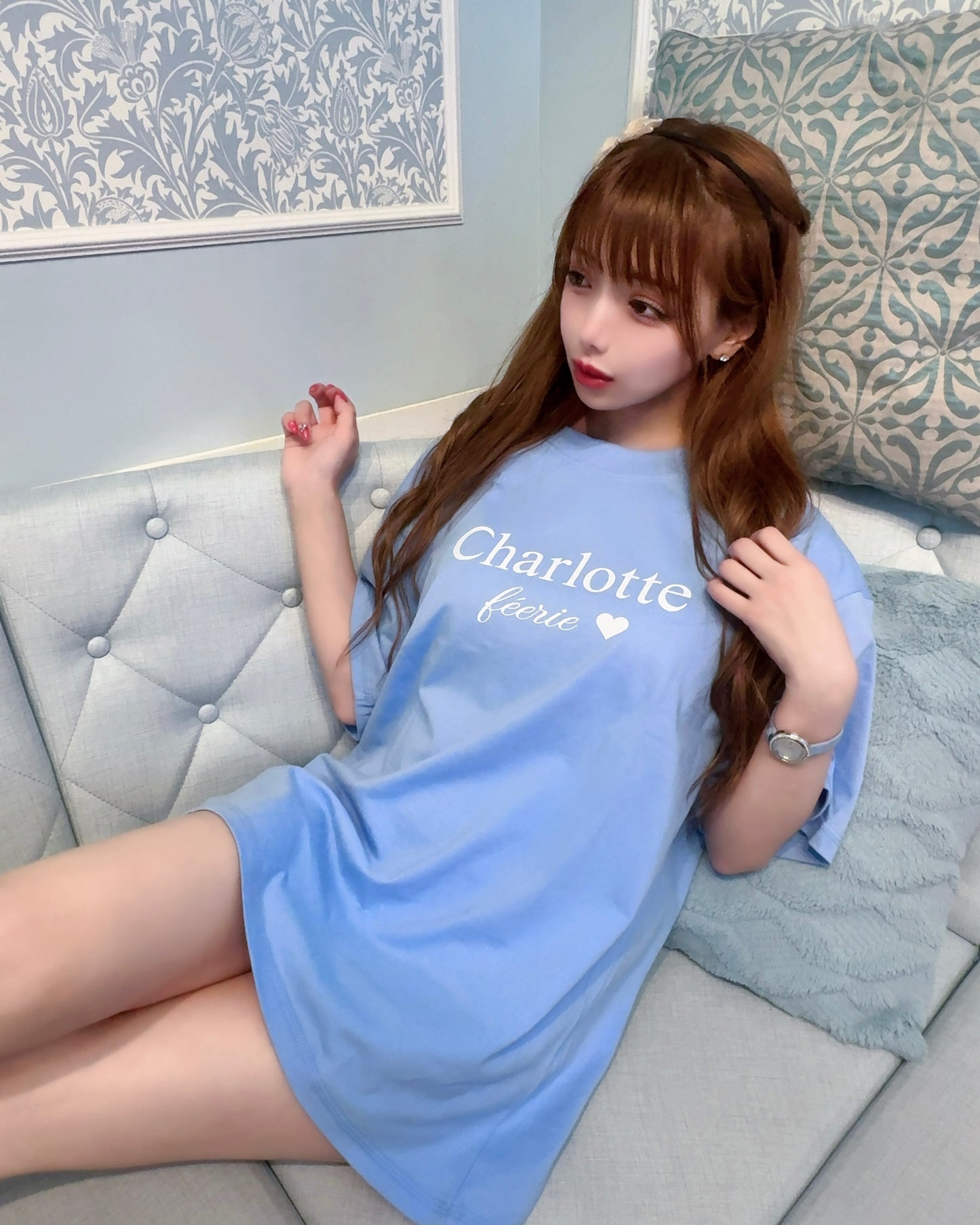Lumièreリボンカチューシャ Ivory
