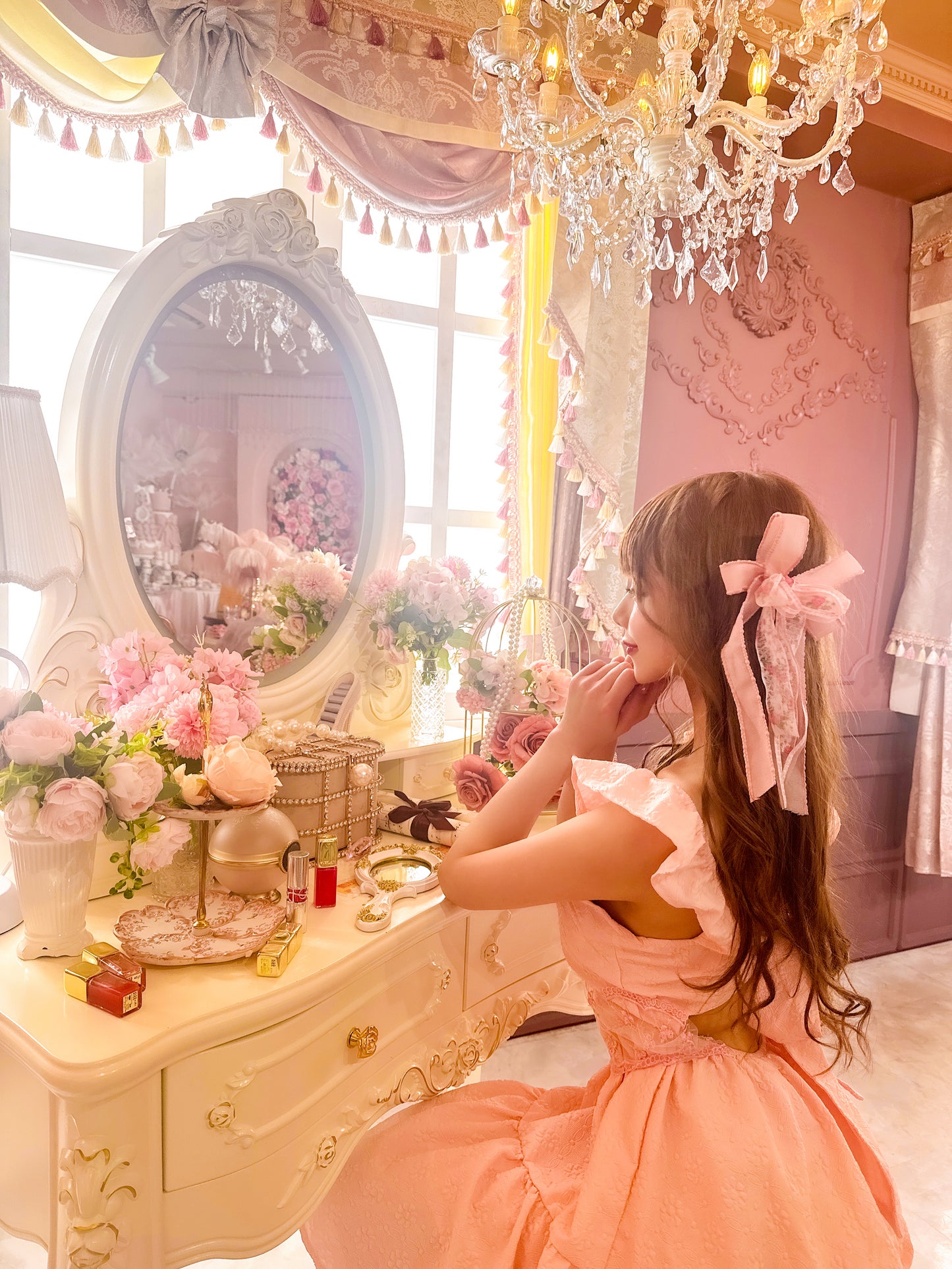 Fleurフレアミニワンピース