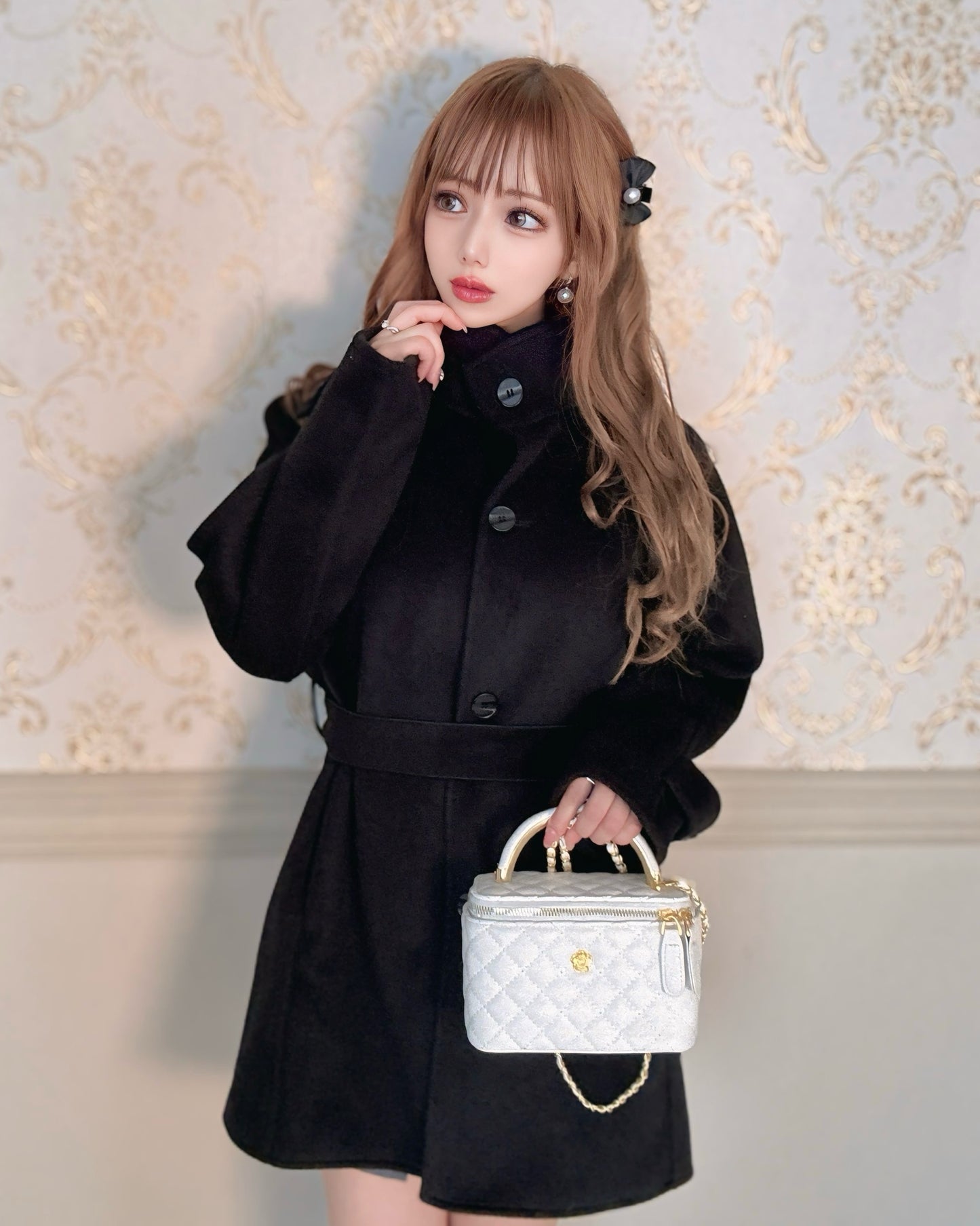 Roséeキルティングチェーン2wayバッグ
