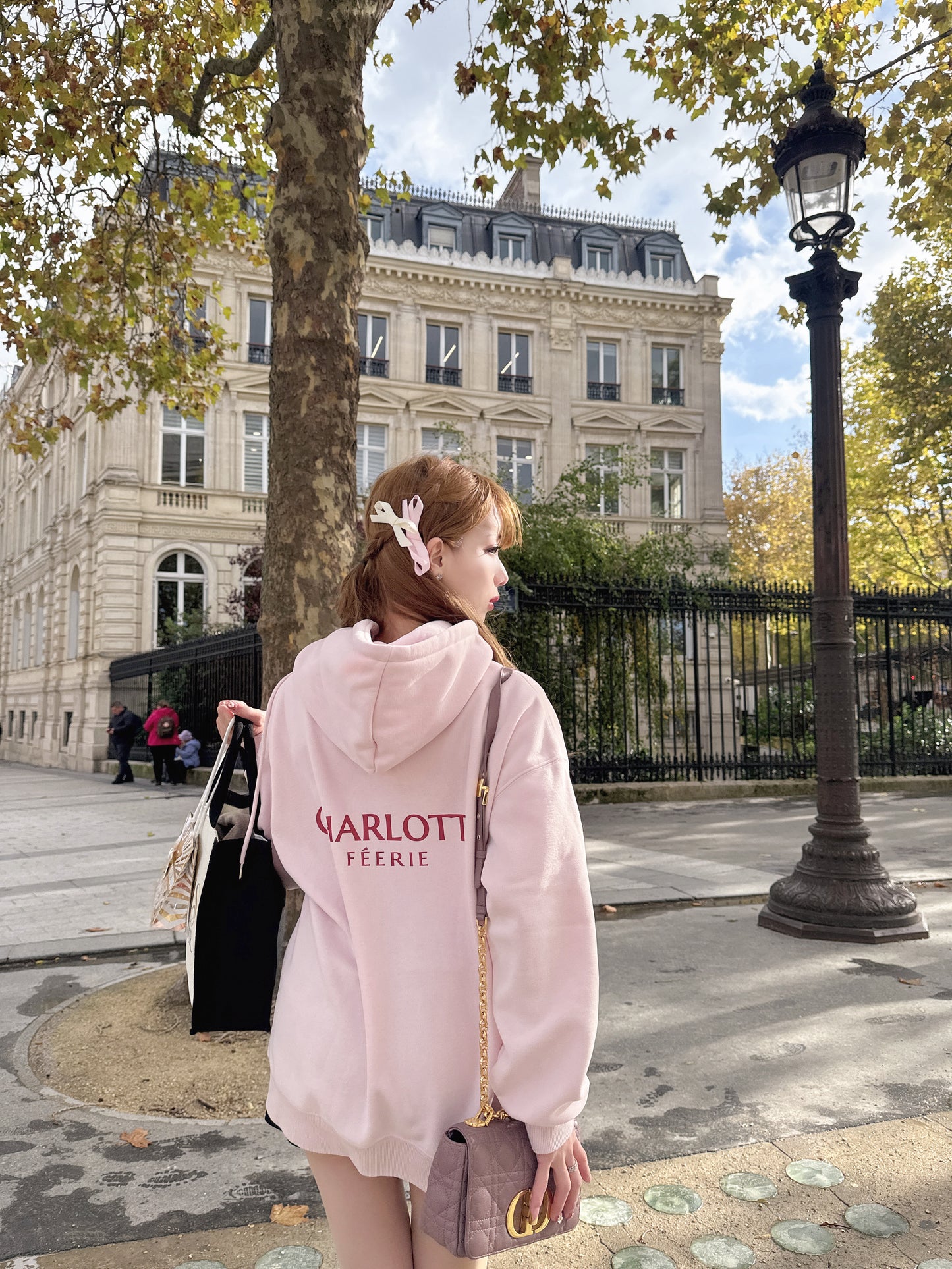 Charlotteジップパーカー(ローズ・プードル) 20%OFF