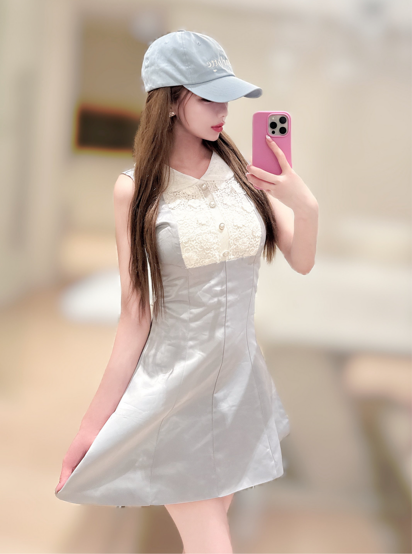 Charlotteロゴキャップ(フェアリーブルー)
