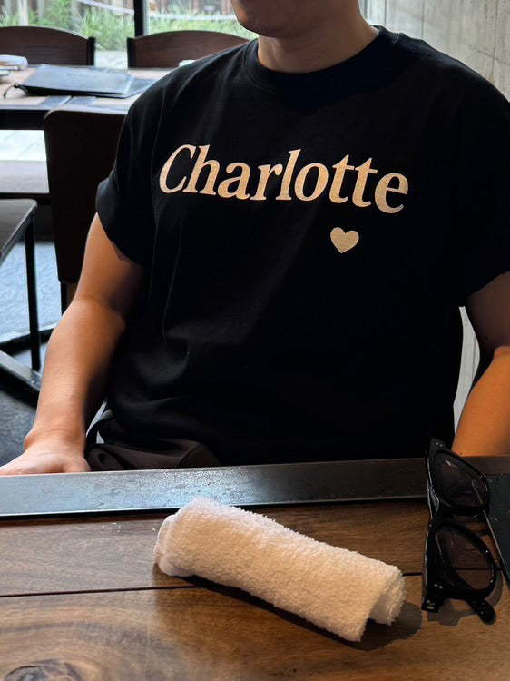 CharlotteロゴTシャツ