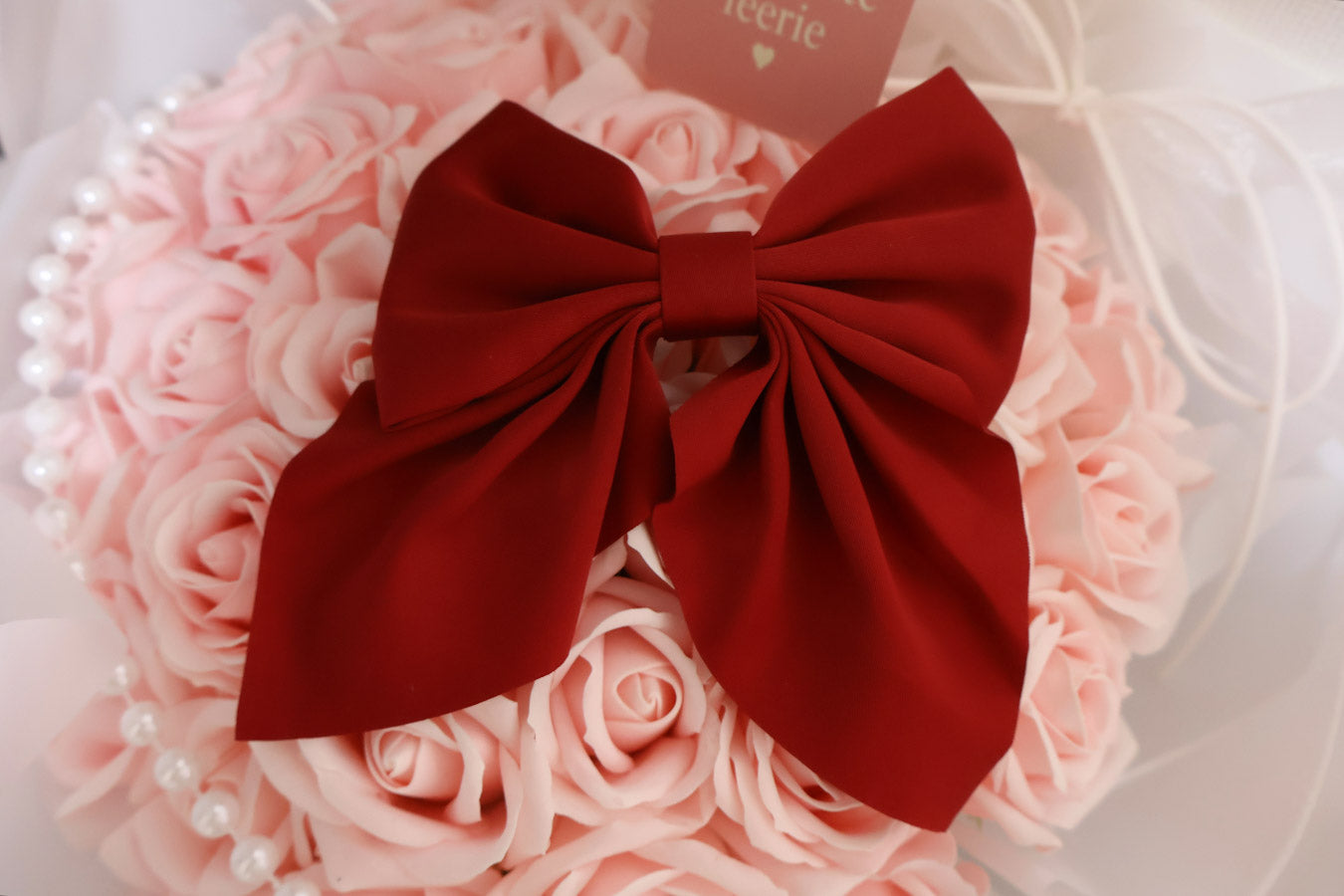 Rose rêveリボン(ボルドー)