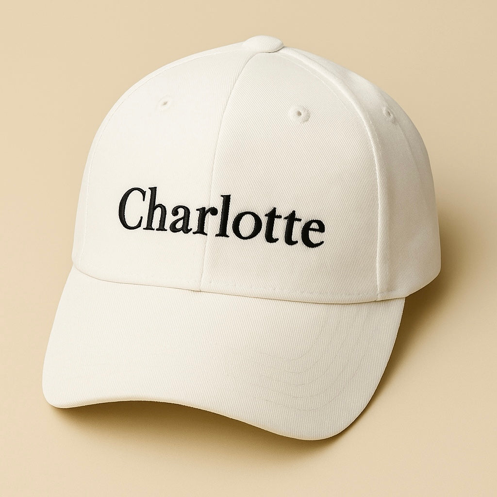 Charlotteロゴキャップ(ホワイト)