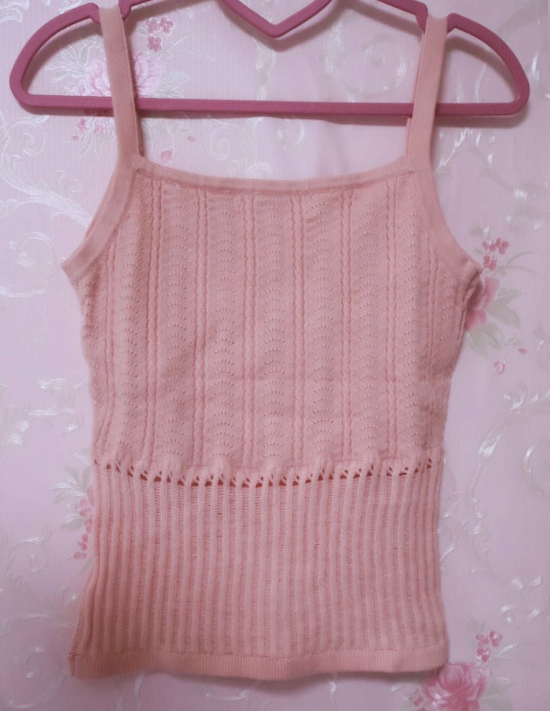 Fleur douceニットキャミ