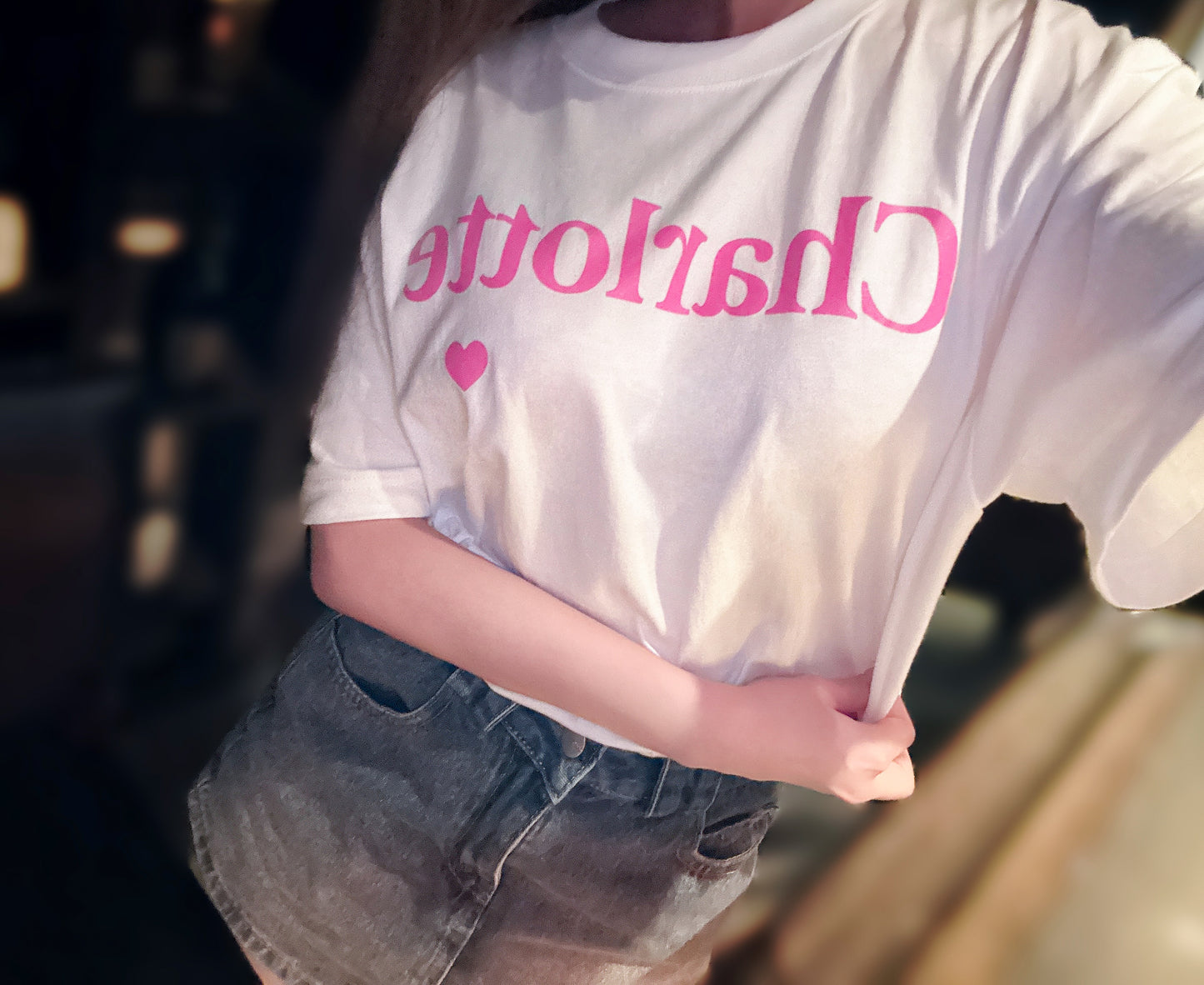 CharlotteロゴTシャツ