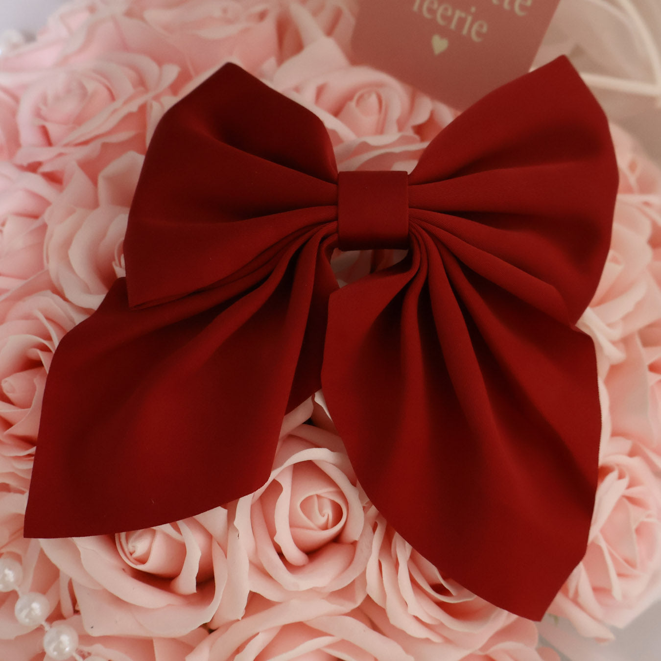 Rose rêveリボン(ボルドー)