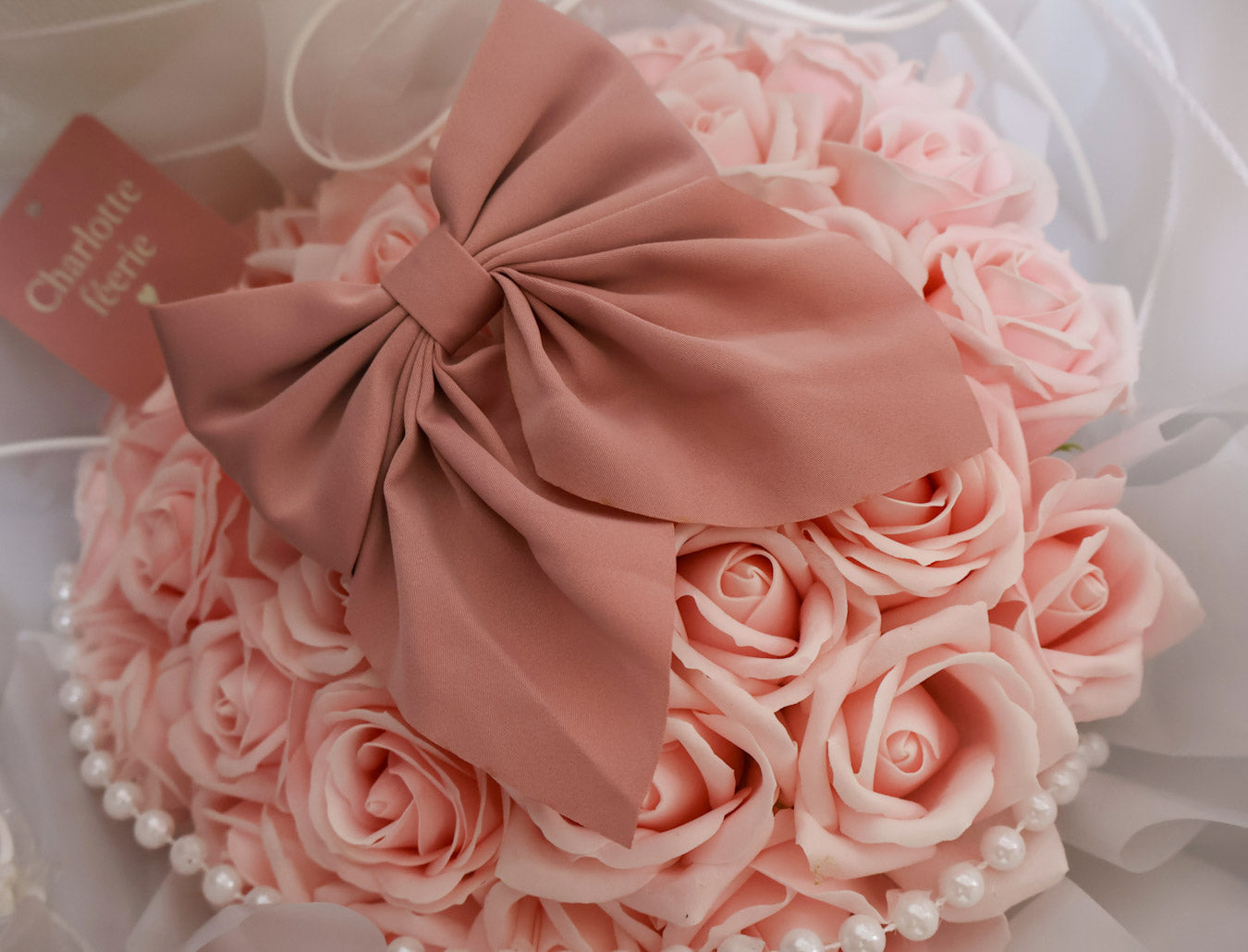 Rose rêveリボン(ローズピンク)