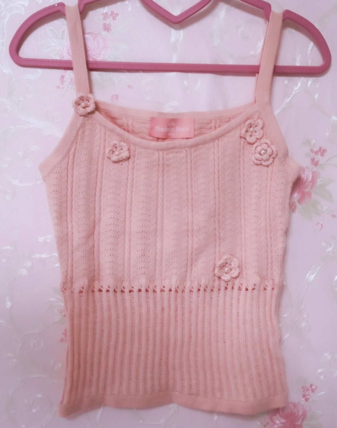 Fleur douceニットキャミ