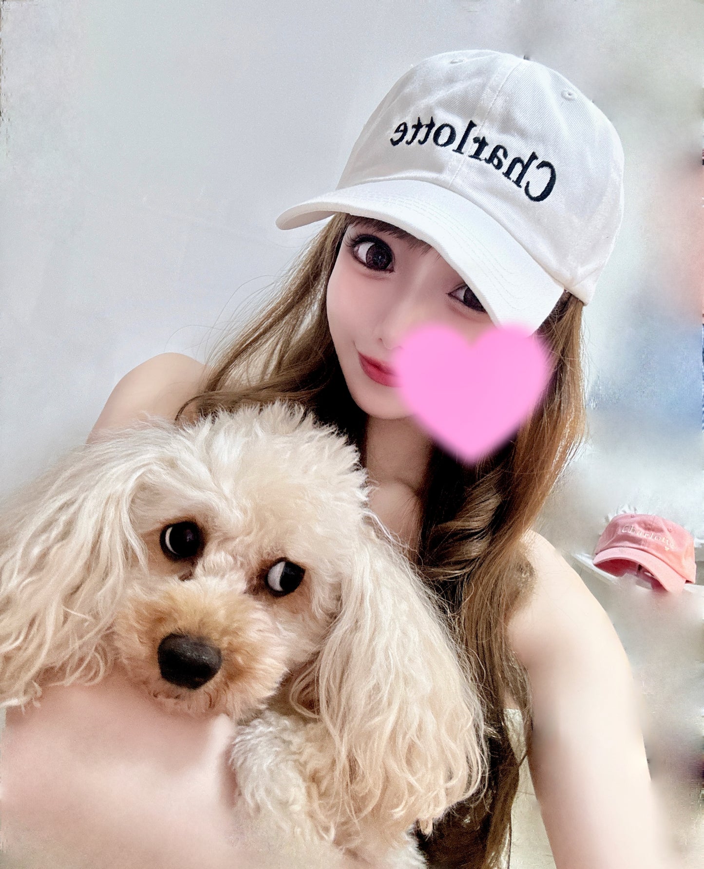 Charlotteロゴキャップ(ホワイト)