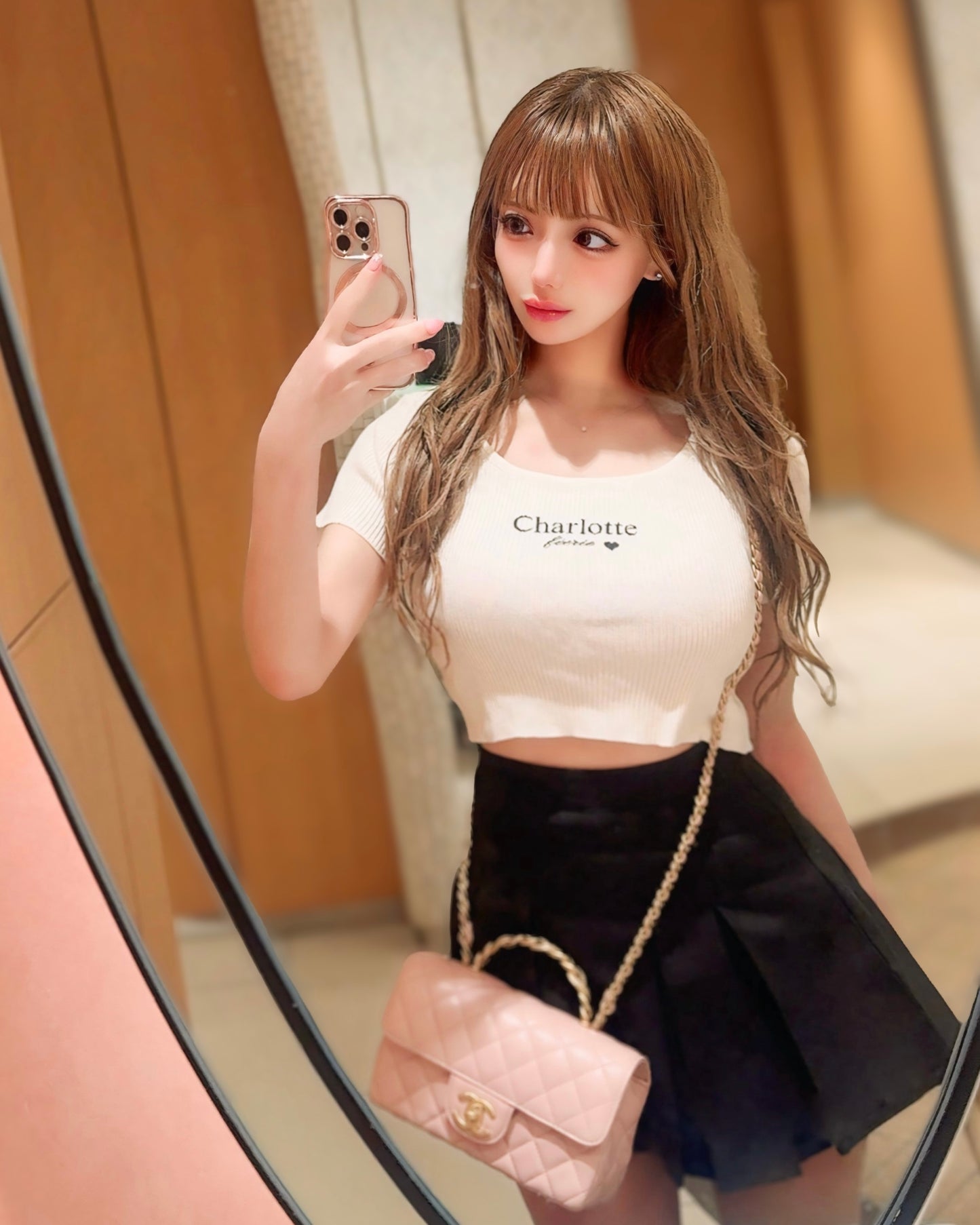 Charlotteリブニット(white)