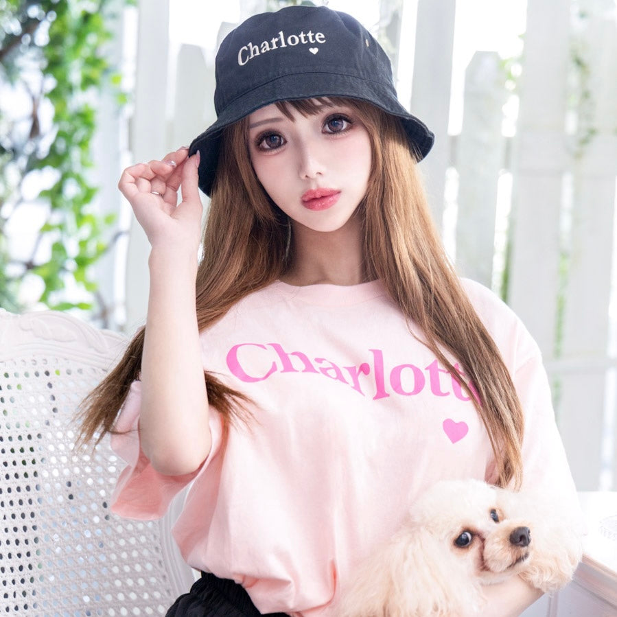 Charlotteロゴ バケハ(ブラック)