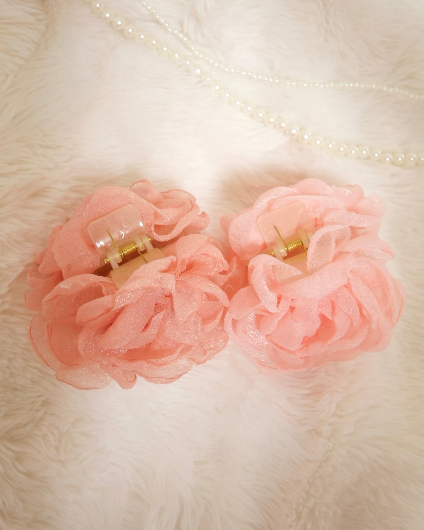 Rose シアーヘアクリップ