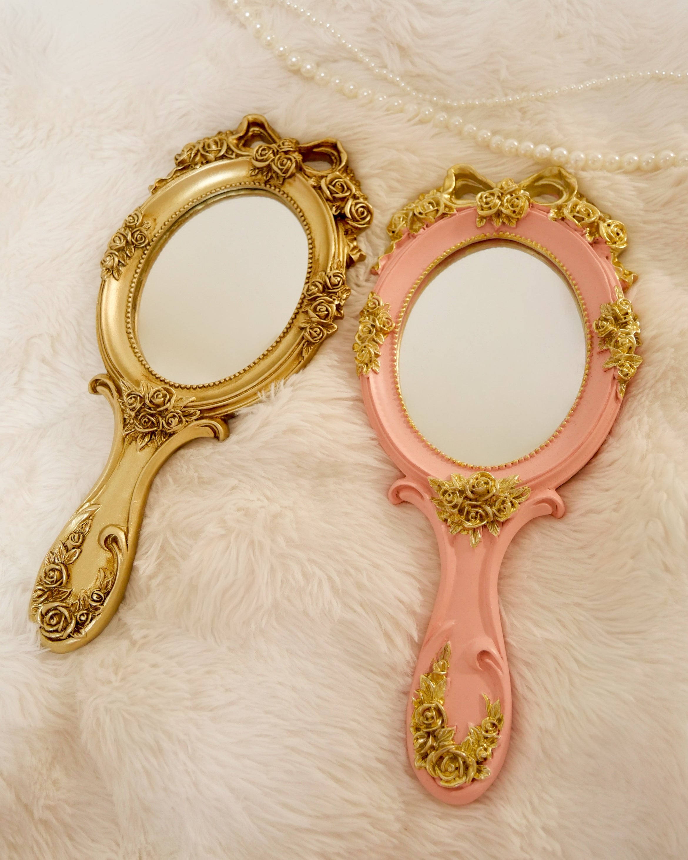 アンティーク　ミラー　ROSE Rose アンティークミラー – Charlotte féerie ♥