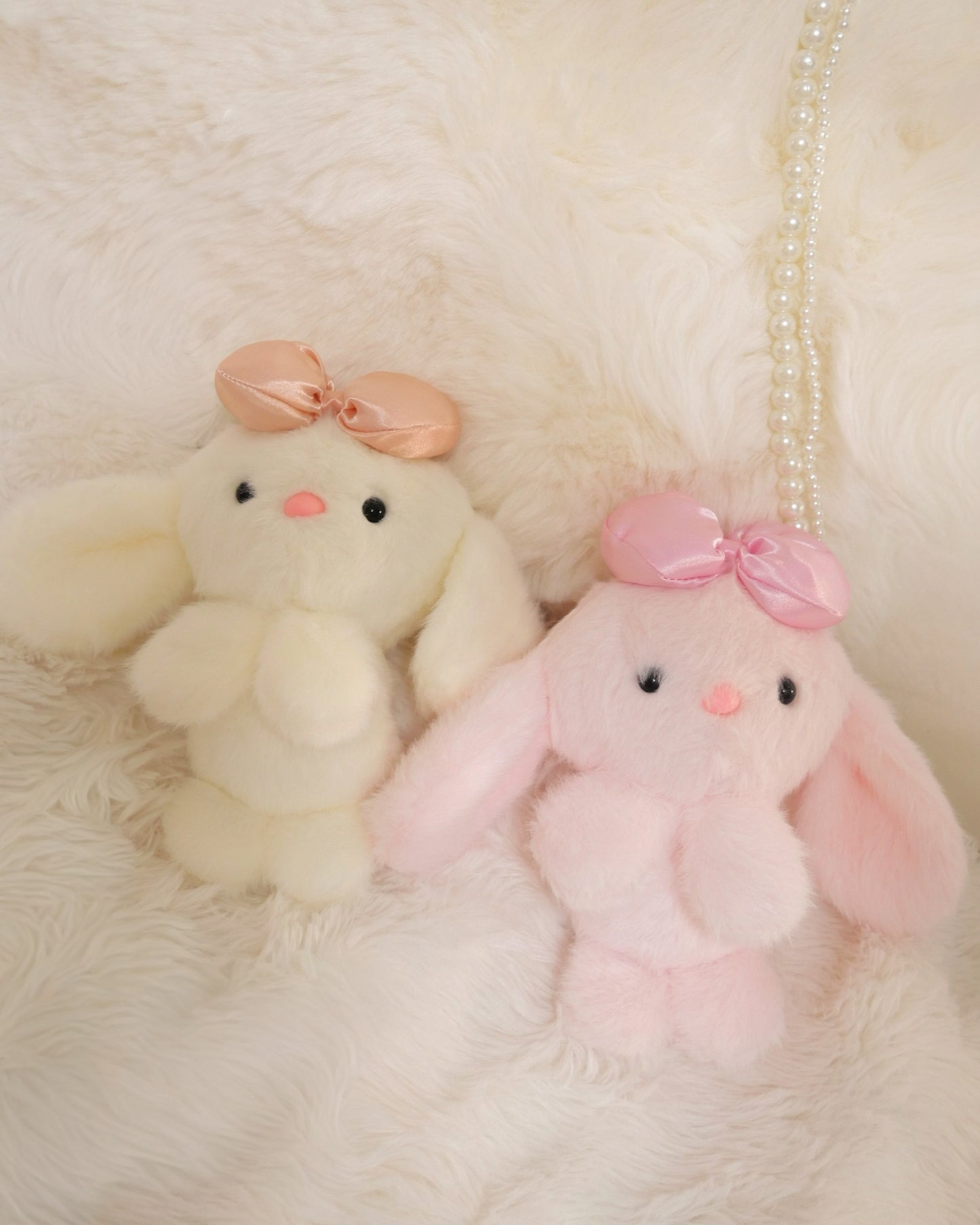 ふわうさ♡ぬいぐるみチャーム
