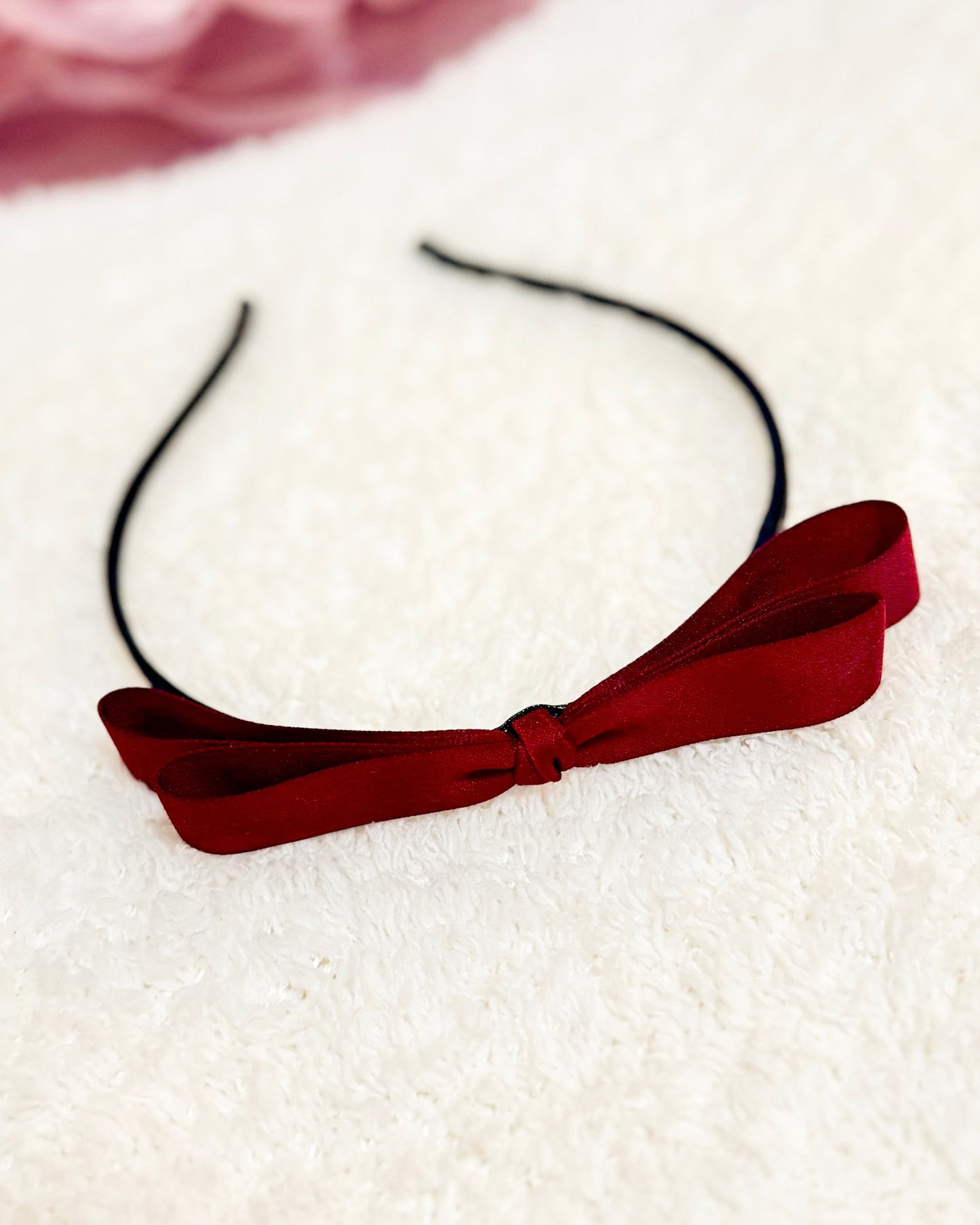 Milieuリボンカチューシャ（red）
