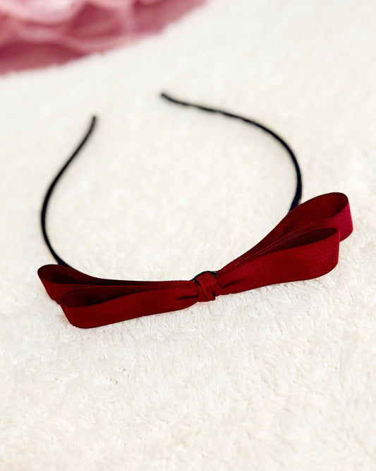Milieuリボンカチューシャ（red）