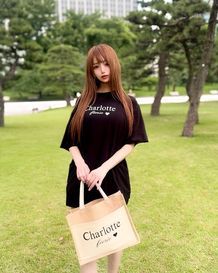 シャルロットTシャツ（ブラック）