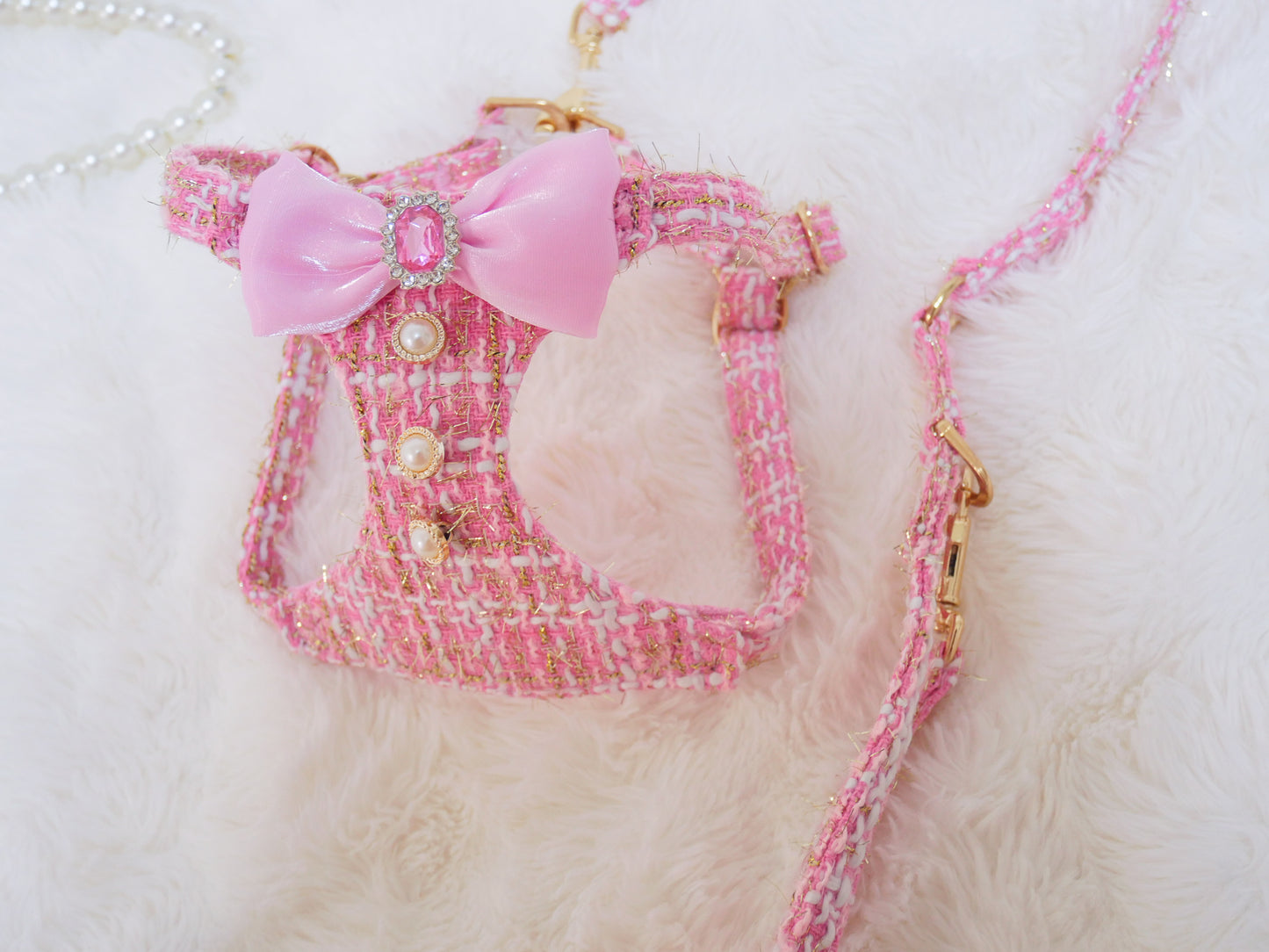 Chouchou Rose ツイードハーネス