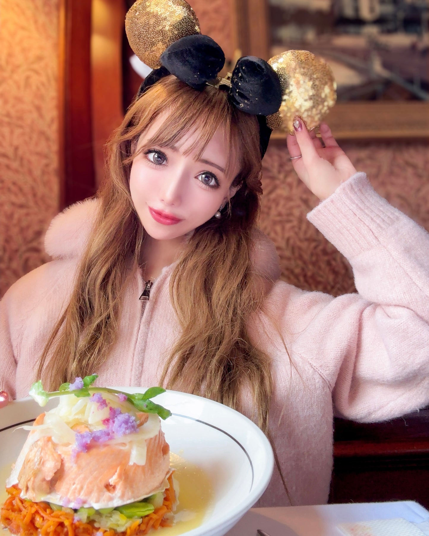 【受注販売】 Charlotte ふわふわファーニットカーディガン