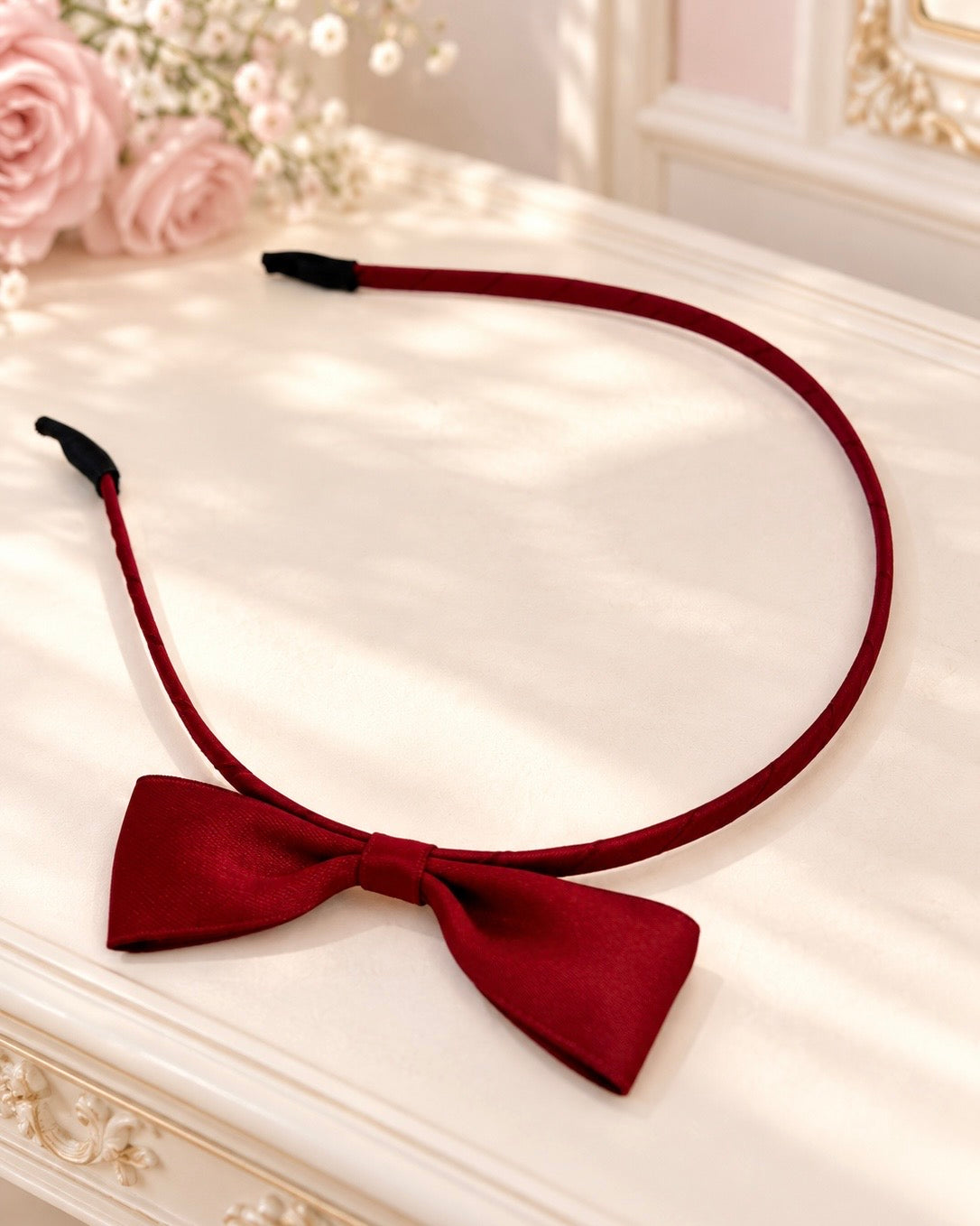 Petiteリボンカチューシャ（red）