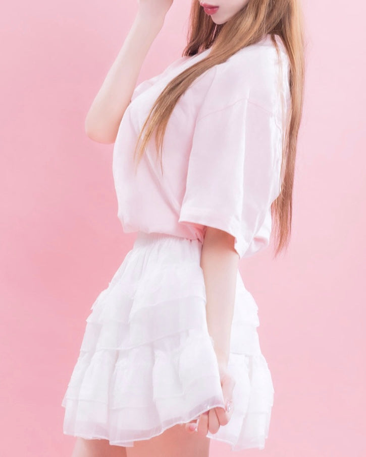 ♡60％OFF♡ Chérieスカート（ホワイト）