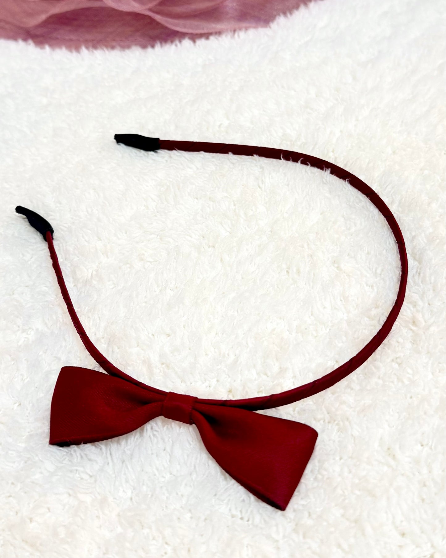 Petiteリボンカチューシャ（red）