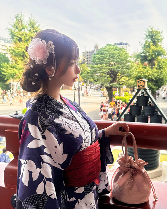 浴衣用ヘアアクセサリー（pink）