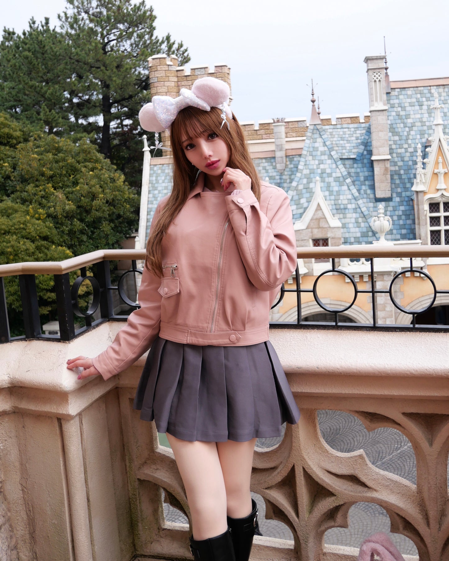 ♡10％OFF♡ Charlotteドールピンク ライダース
