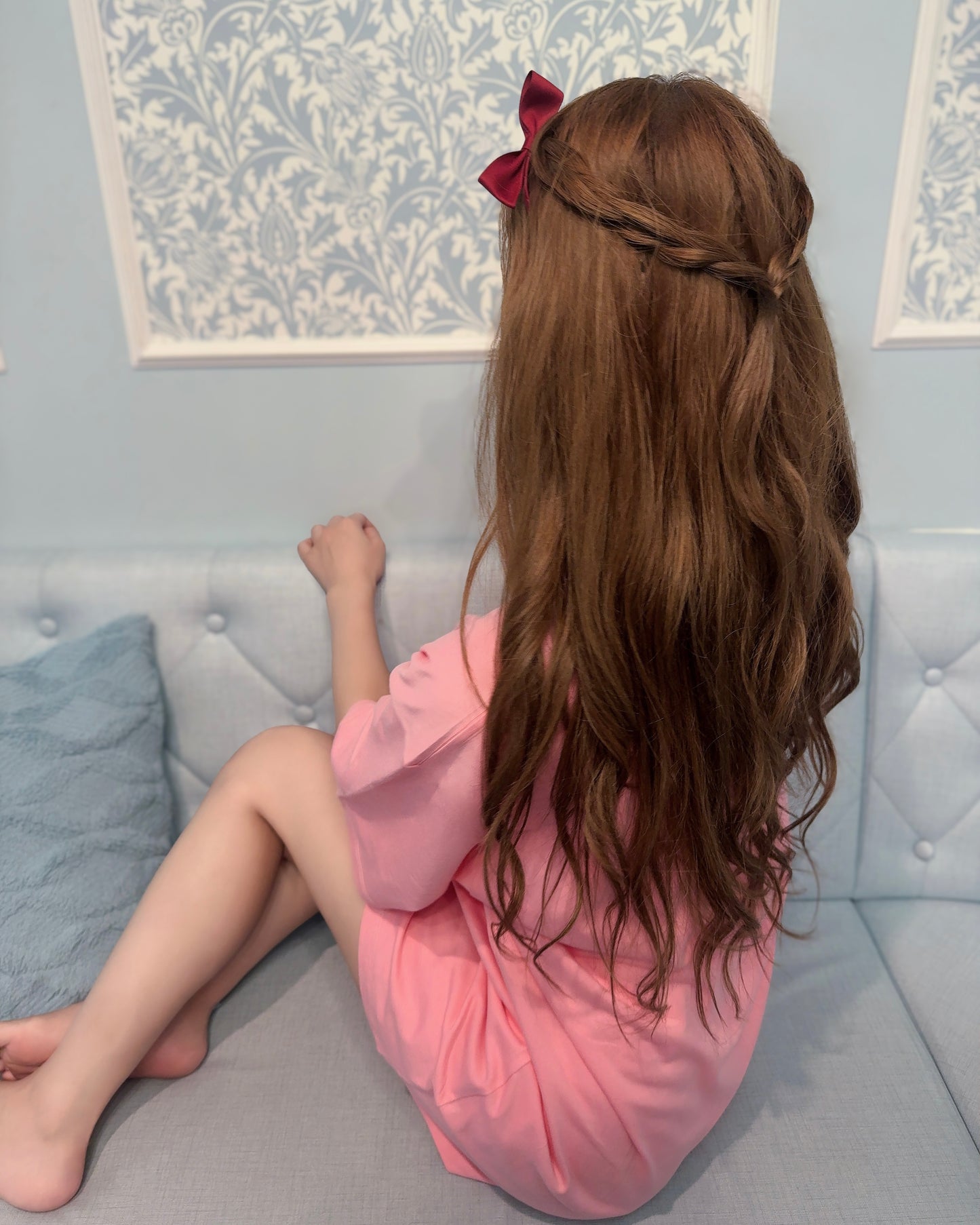 Petiteリボンカチューシャ（red）