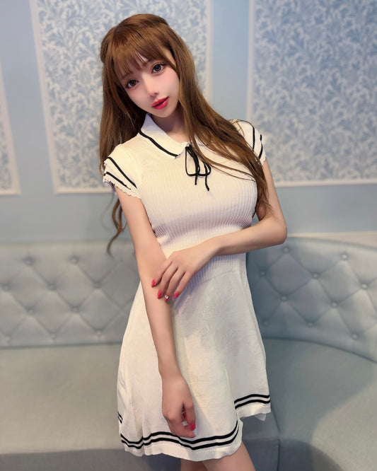 お嬢様ワンピース（White）