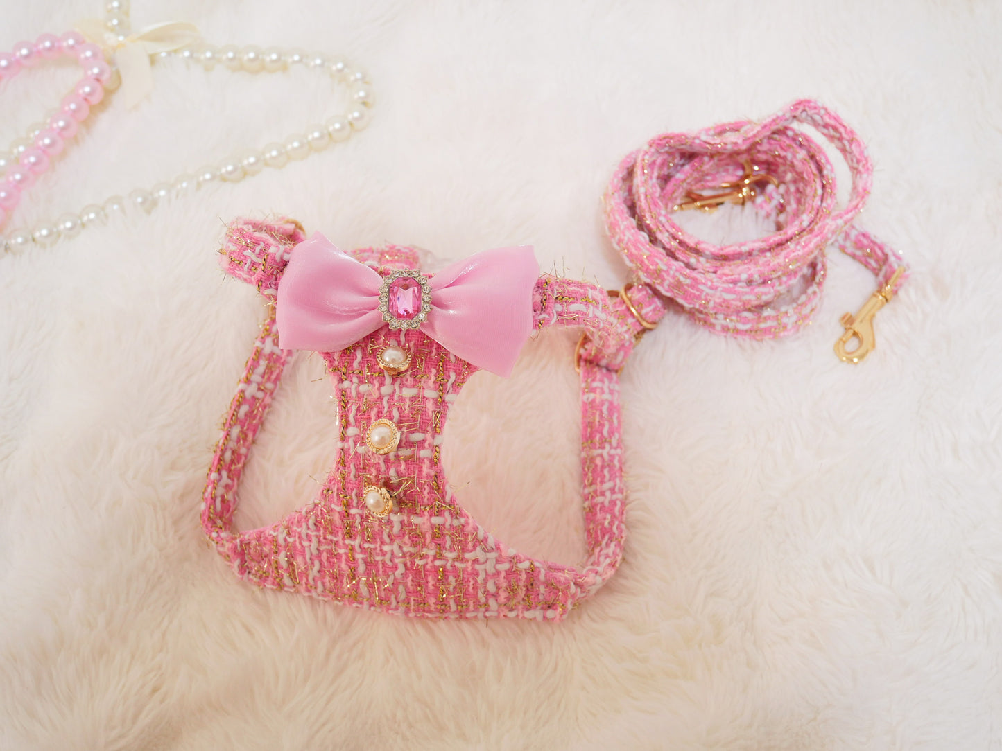 Chouchou Rose ツイードハーネス