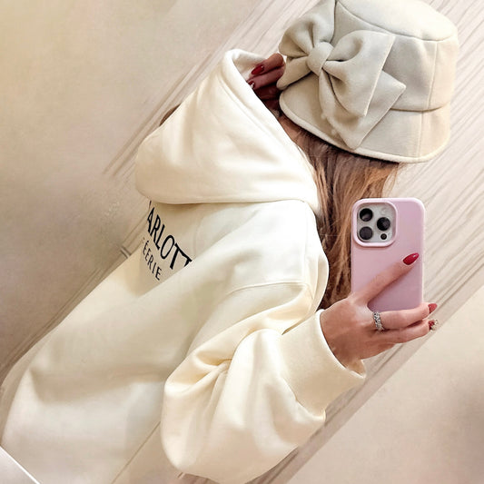 Charlotteジップパーカー（アイボリー）