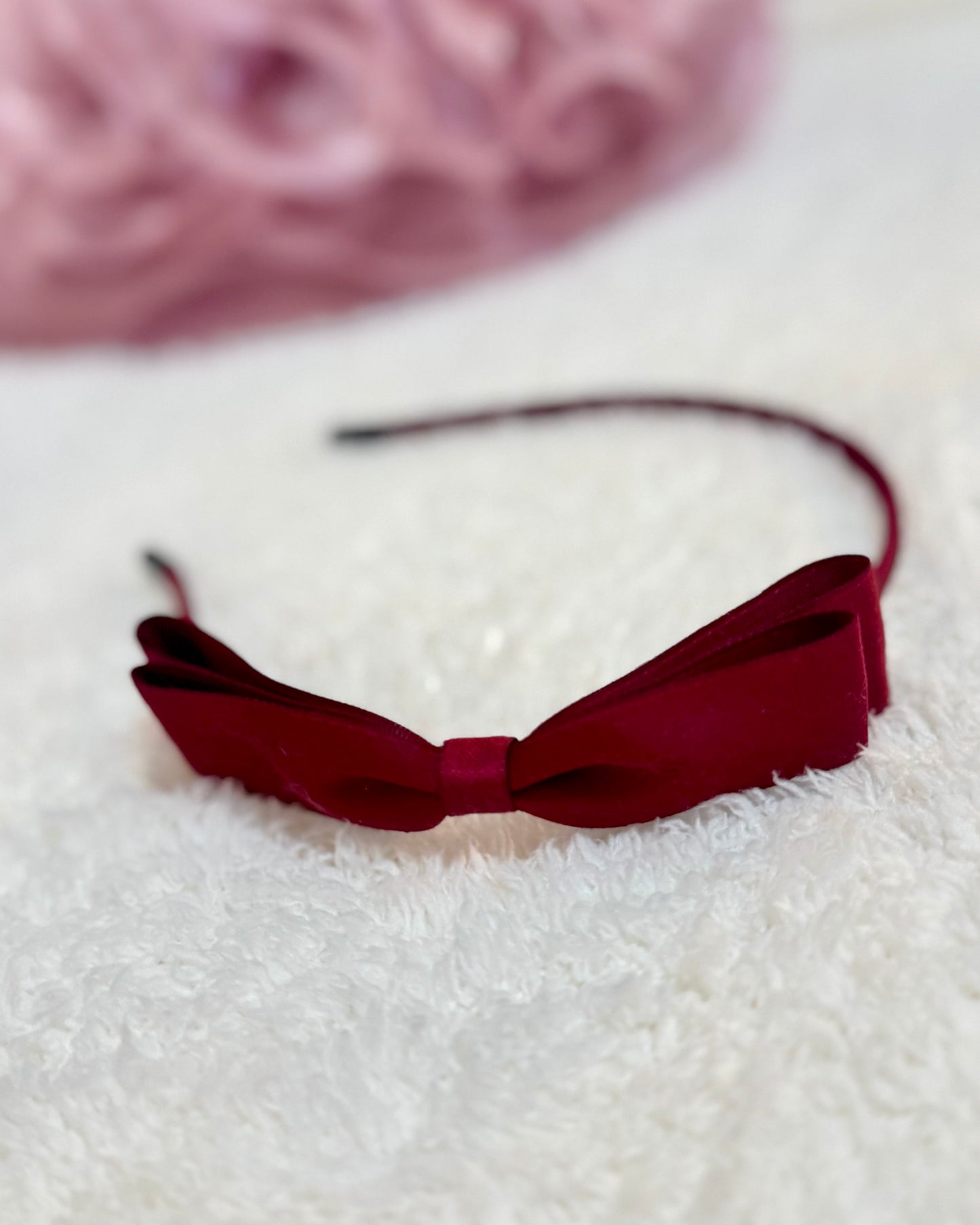 Parisリボンカチューシャ（red）