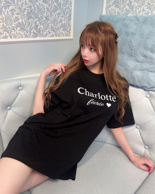 Charlotte ロゴTシャツ（ブラック）