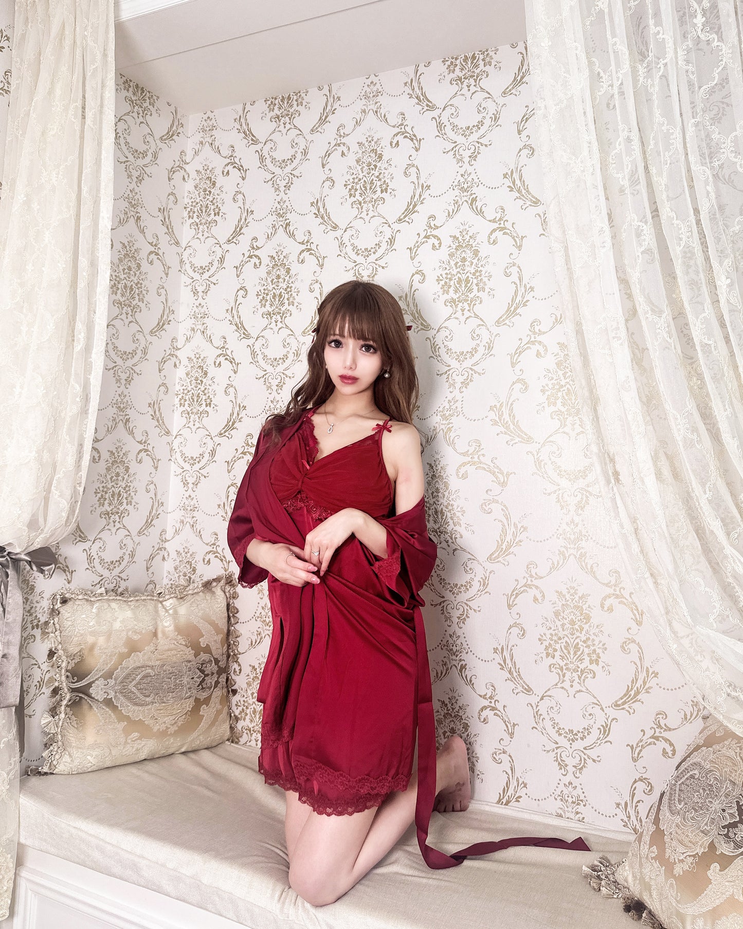 Nuit Rouge ルームウェア（ガウン付き）　20%OFF