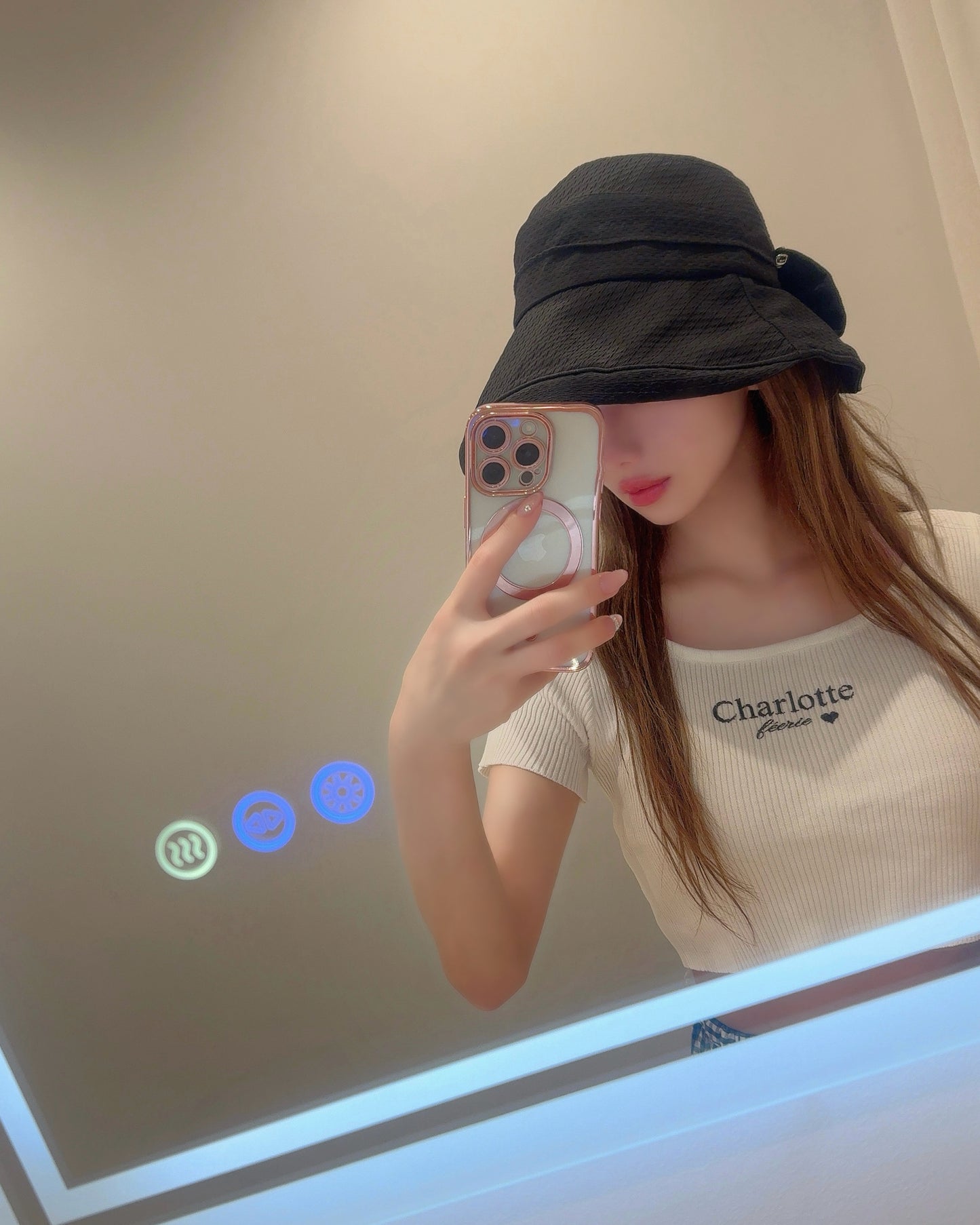 Charlotteリブニット（white）