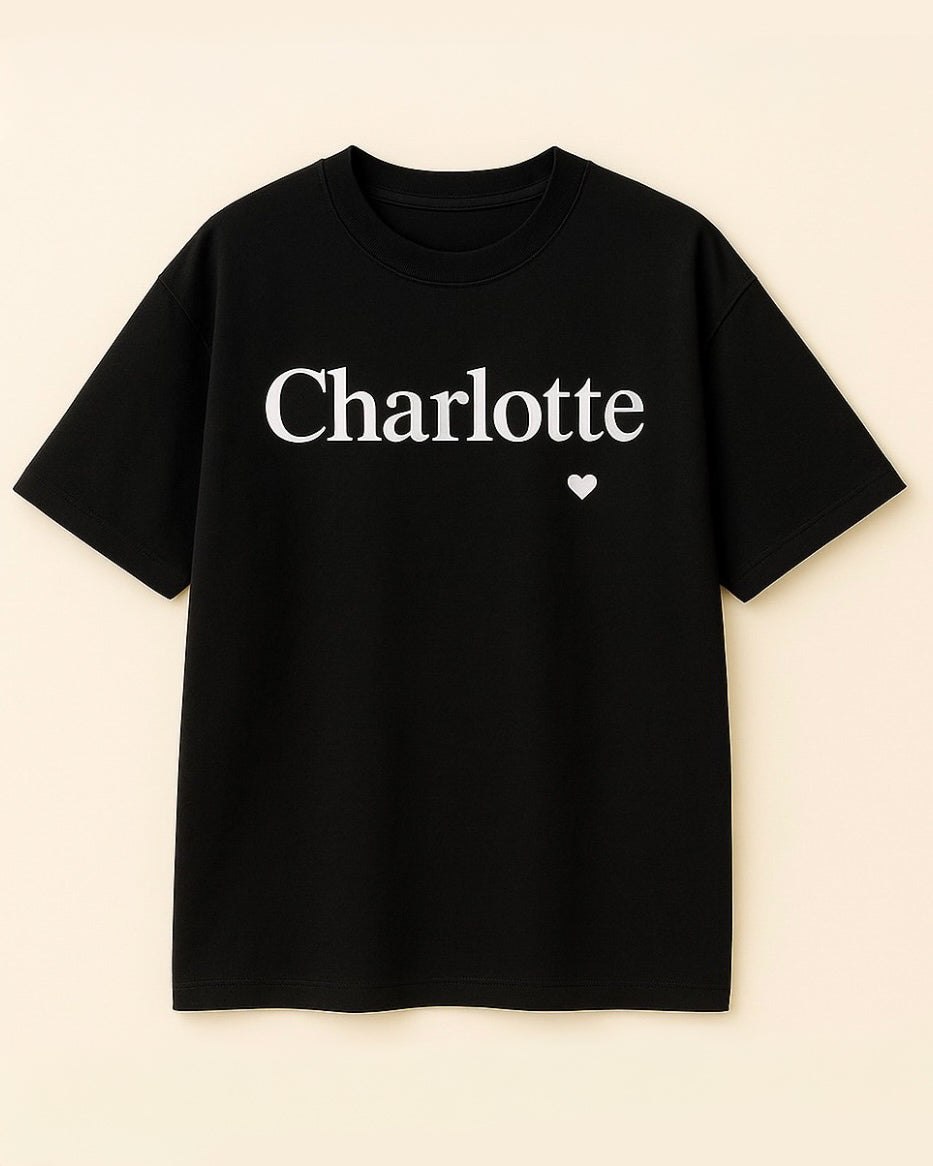 CharlotteロゴTシャツ