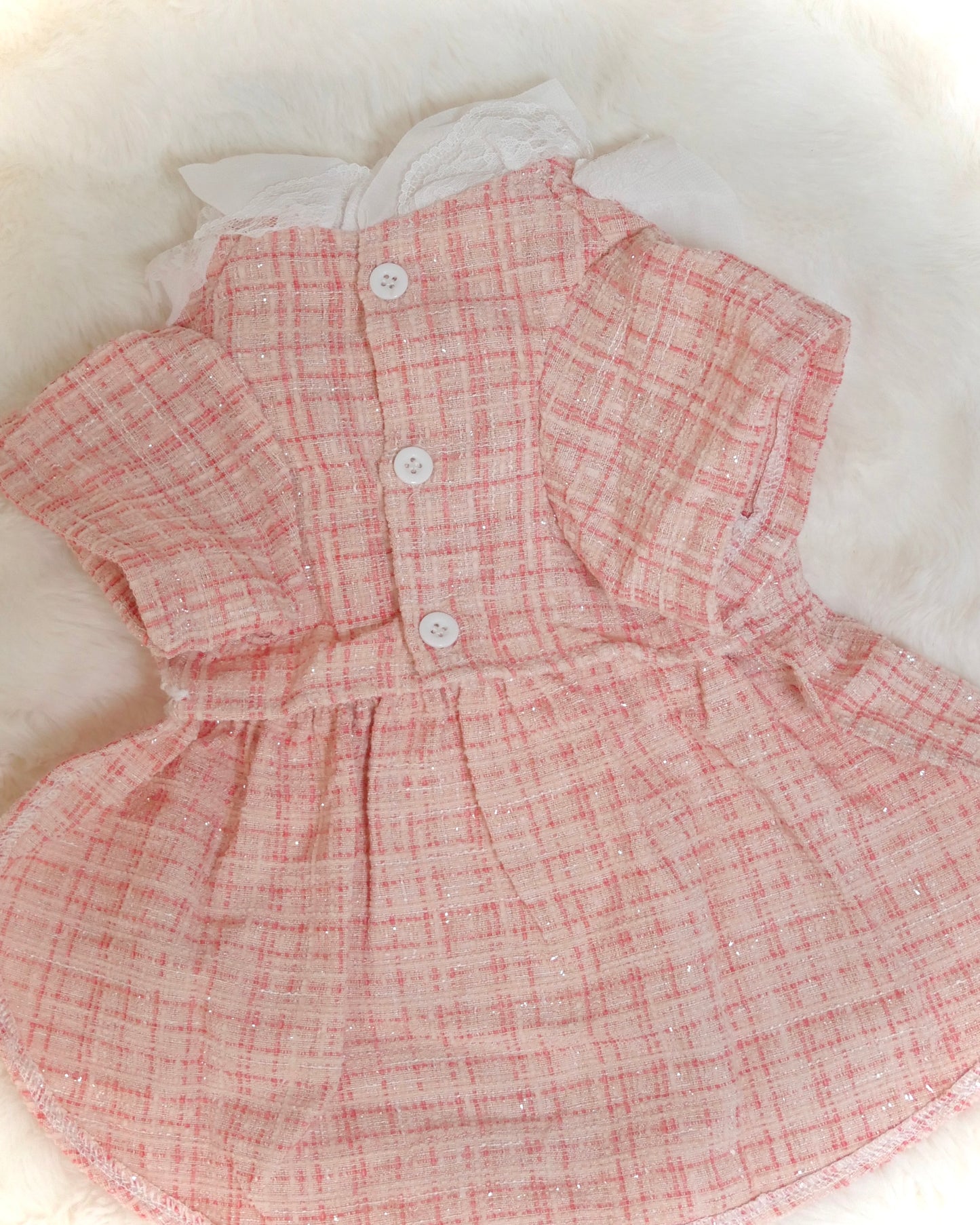 リボンSet♡レースツイードワンピース