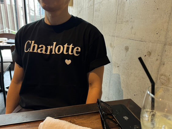 CharlotteロゴTシャツ