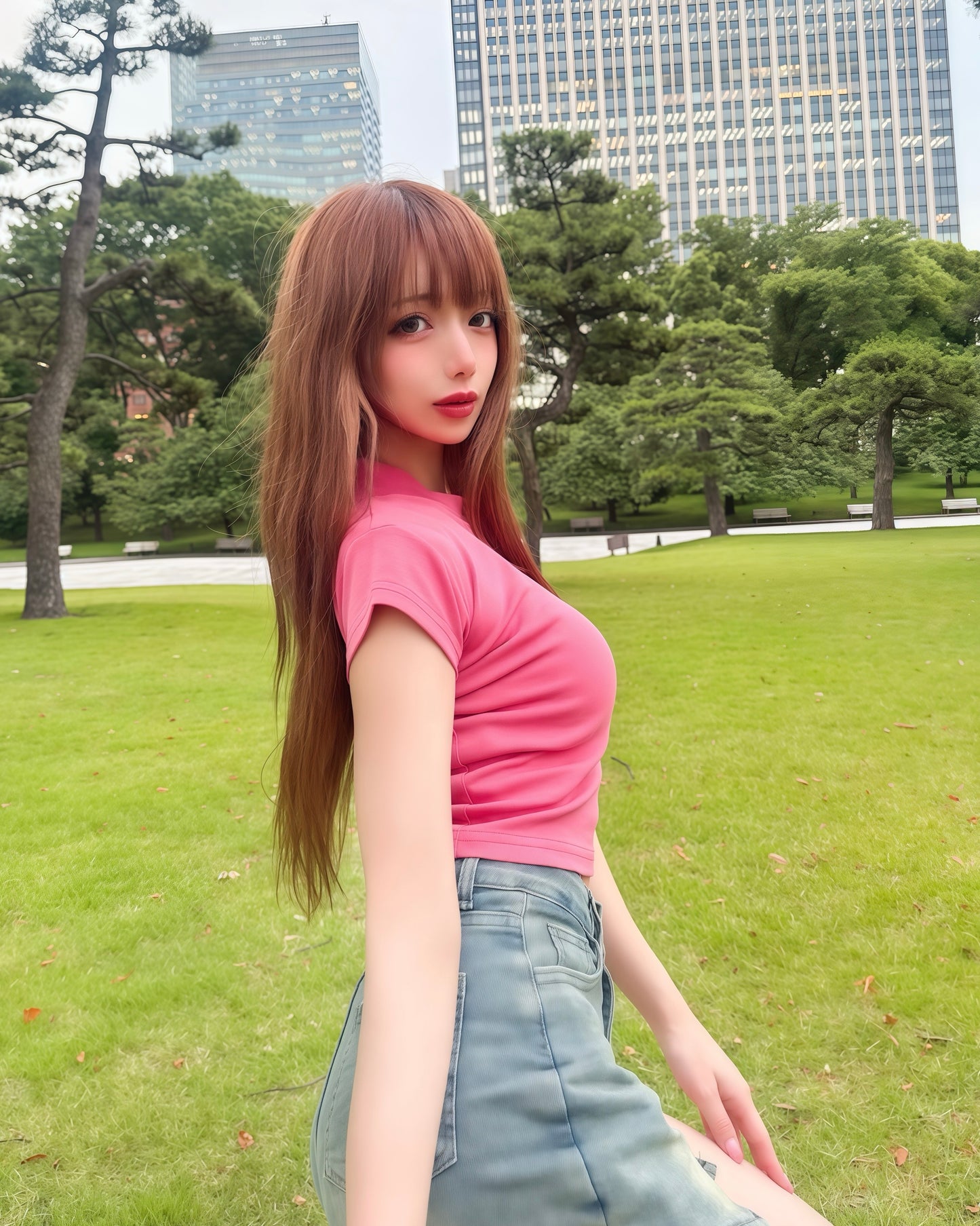 CHARLOTTE Barbie Pink Tシャツ