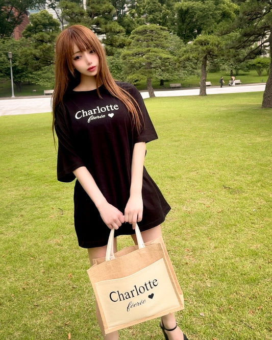 シャルロットTシャツ（ブラック）