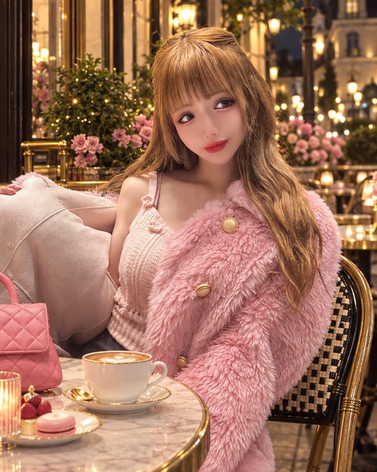 Fleur douceニットキャミ
