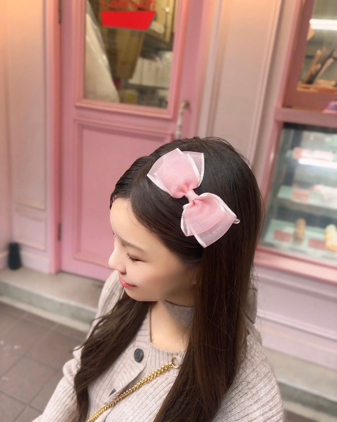 Lovely リボンカチューシャ
