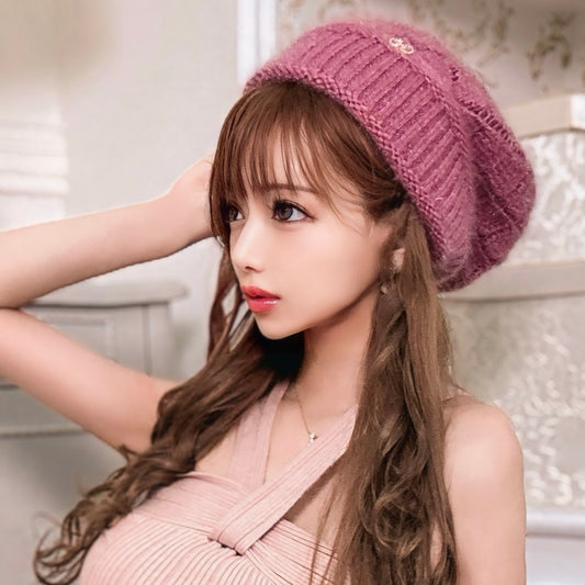 Roséeベレー帽