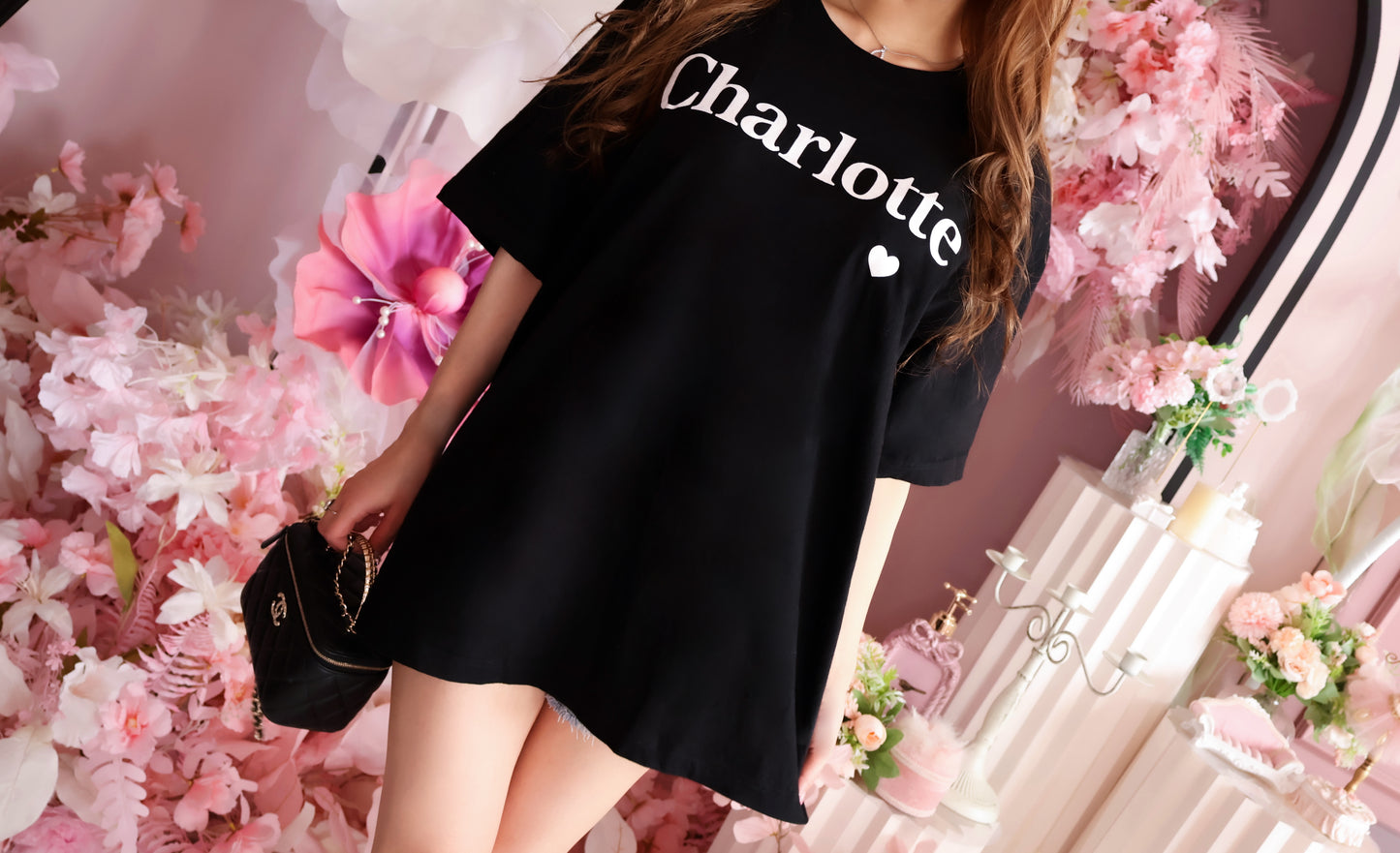 CharlotteロゴTシャツ